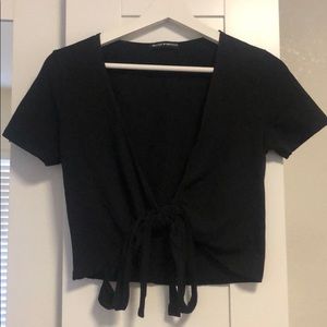 Brandy Melville Tie-Front Top
